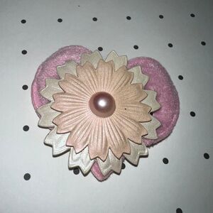 Kawaii Heart and Flower Hair Clip